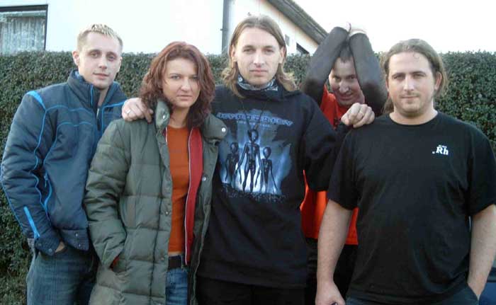 zleva: Petr, Martina, ALLe, Olda a Marek