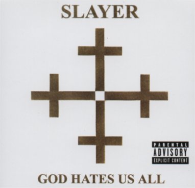 Slayer - God Hates Us All (censored cover)